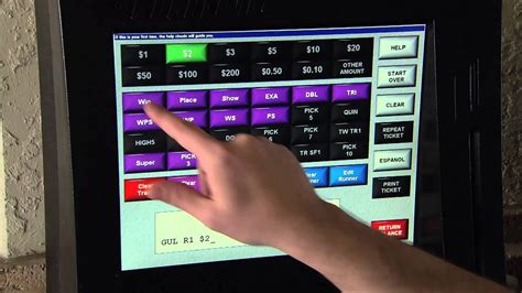 horse betting machine.